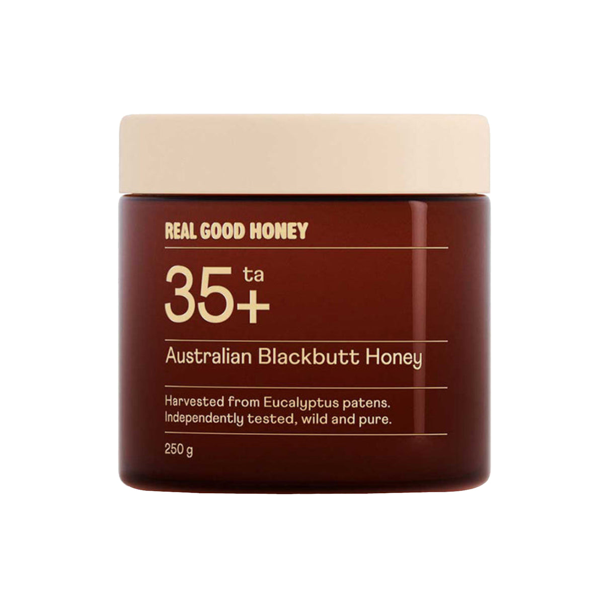 REAL GOOD HONEY BLACKBUTT TA35+  250G JAR - Shop N Save