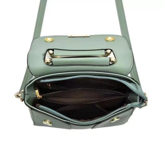 Double Handle Magnetic Closure Ladies Fashion Handbag - Shop N Save