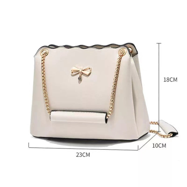 Black Chain Shoulder Bag Large Capacity and Casual Style for Girls - Shop N Save