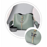 Fashionable Green Shoulder Bag with Wide Straps Perfect for Stylish Women! - Shop N Save