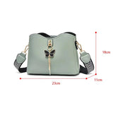 Fashionable Green Shoulder Bag with Wide Straps Perfect for Stylish Women! - Shop N Save