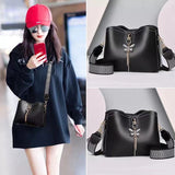 Fashionable Green Shoulder Bag with Wide Straps Perfect for Stylish Women! - Shop N Save