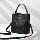 New Design Square Shoulder Bag For Women - Wine Red - Shop N Save
