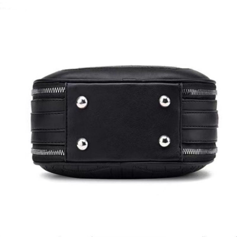 Cute Black Croc Handbag: Stylish, High-Quality, Adjustable, Everyday Elegance - Shop N Save