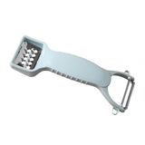 Multi Functional Fruit Vegetable Double side cutter - Light Blue