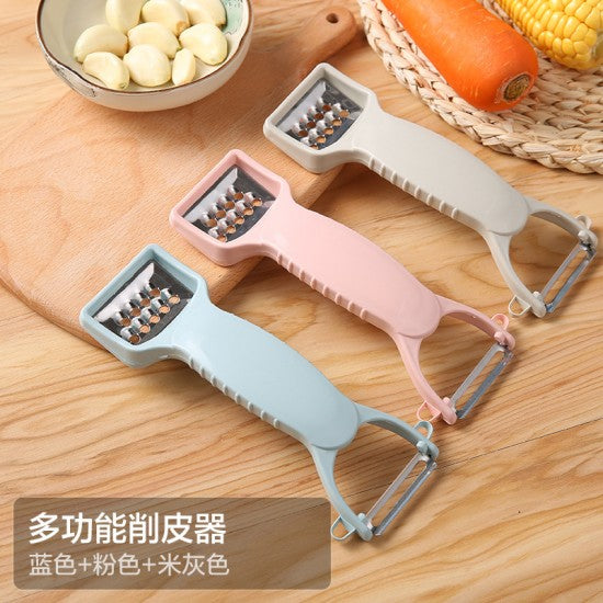 Multi Functional Fruit Vegetable Double Side Cutter - gray