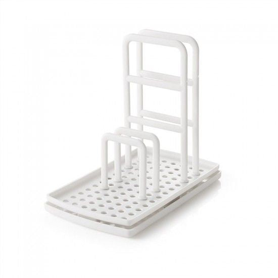 Kitchen Storage Rack Bathroom Soap Holder Sink Desktop - White