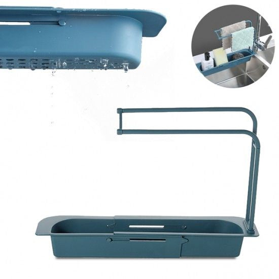 Dishwasher soap and towel sink Kitchen organizer - Dark Blue
