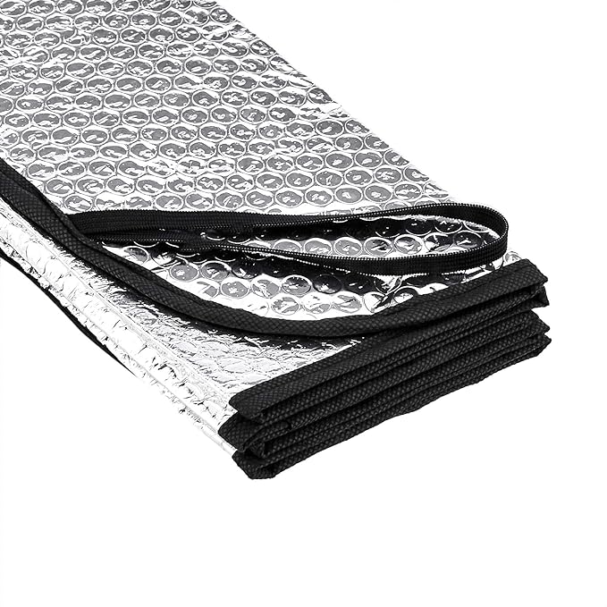 UV Reflecting Foldable Front Windshield Sun Shade - 130x60 CM