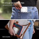 15W Fast Qi 3-in-1 Wireless Charger: Foldable Mobile &amp; Watch Stand (White)