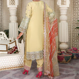 3 Piece Fancy Embroidery Dress - Stylish Light Weight Chiffon Organza Fabric Suit Indian Pakistani Fancy Embroidered Dress For Events Party Outdoor Dress - Green - Shop N Save