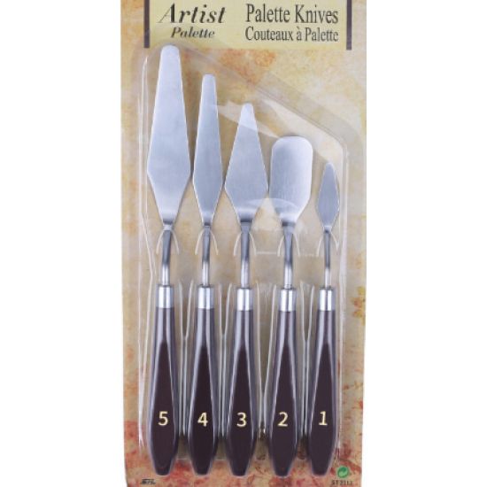 5 Pcs Cake Spatula Tool Five-Piece Set High Temperature Resistant Integrated Cream Silver - Shop N Save
