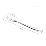 Luxury Stainless Steel Cake Dessert Mini Fork Silver - Shop N Save