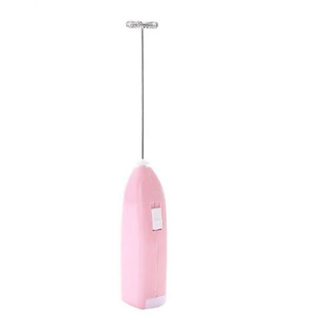Milk Frother Mixer Portable Foamer Maker Without Battery (Pink) - Shop N Save