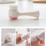 Double Sided Face Clean Wash Brush - Blue - Shop N Save