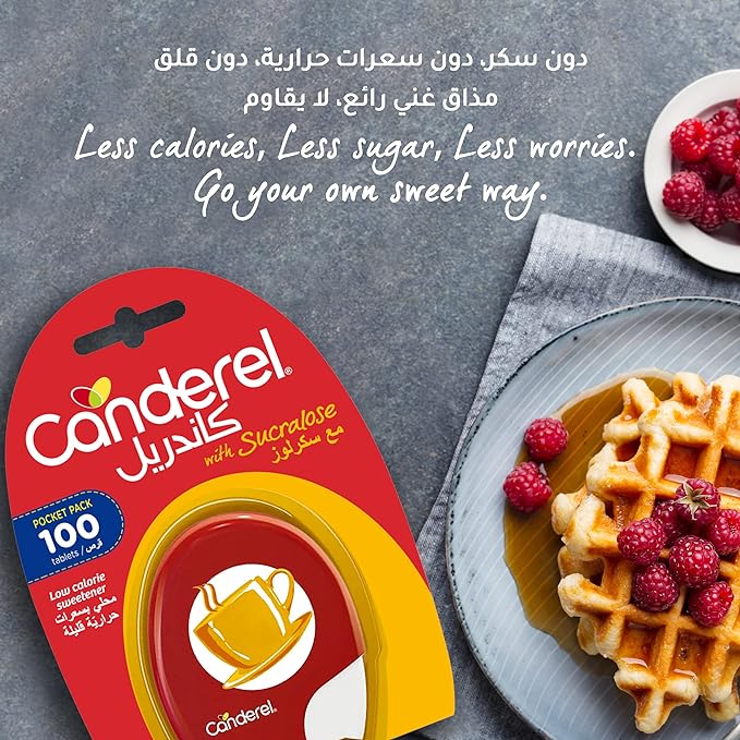 Canderel Sucralose Tablets: Pack of 100, Zero-Calorie Sweetening - Shop N Save