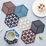 4 Pieces Anti Slip Heat Prevention Hot Bowl Cup Silicone Pad - Shop N Save