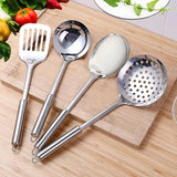 4 Pieces Stainless Steel Kitchen Utensil Spatula Set - Silver - Shop N Save