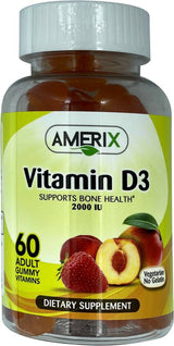 Amerix Vitamin D3 Gummies: 2000 IU, 60s, Bone and Immune Support - Shop N Save