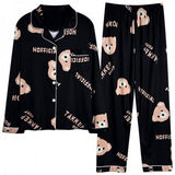 Baear Printed Pajamas Set For Women Sleepwear Homewear Nightwear