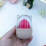 Beauty Egg Sponge Puff Super Soft Powder Air Cushion Makeup Rose - Pink