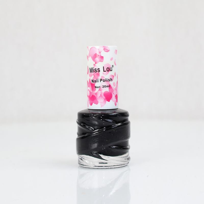 Miss Lou Nail Polish: Black(3)