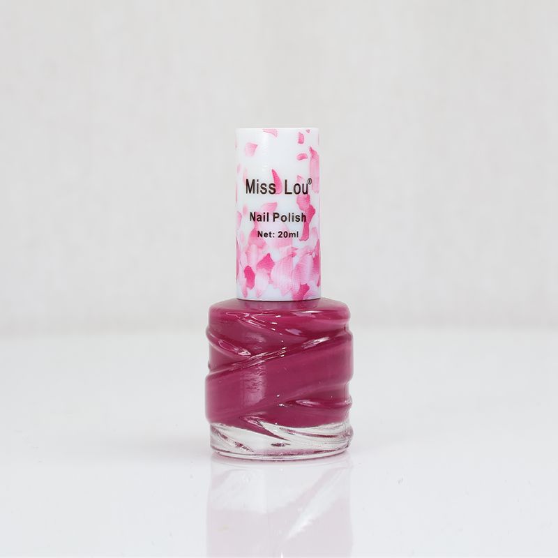 Miss Lou Nail Polish: Dark Pink (2)