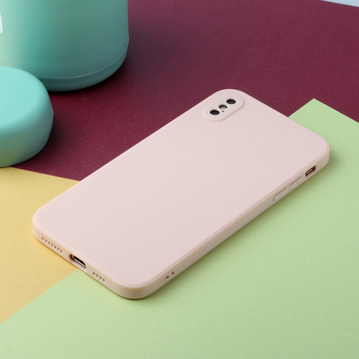 Luxury Silicon case for IPhone X/XS.