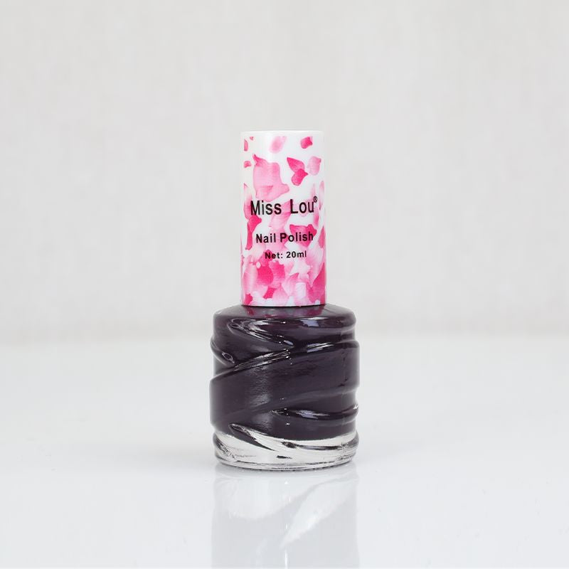 Miss Lou Nail Polish: Eggplant Purple(3)