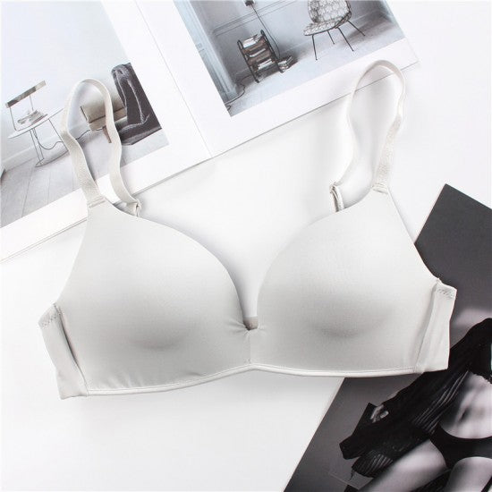 New Style Seamless Soft Women Bra - Light Gray