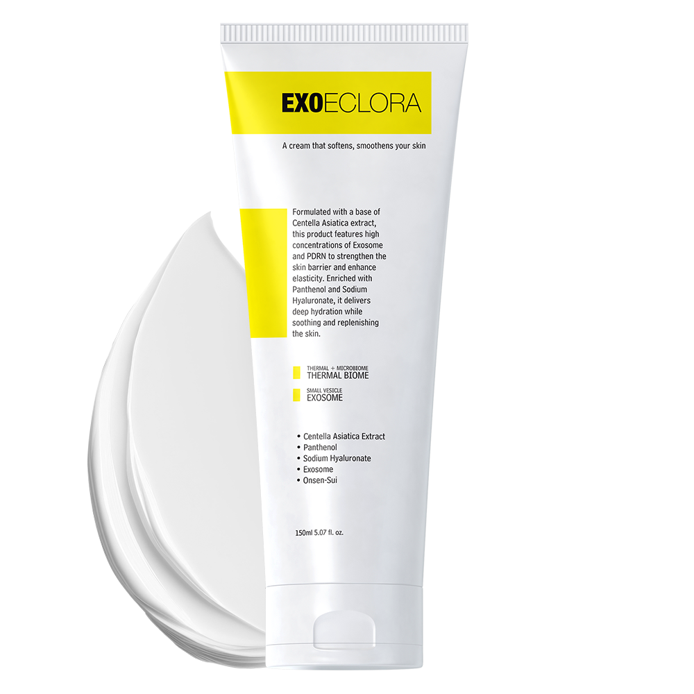 EXOECLORA Korean Exosome Cream with Centella Asiatica, 150ml