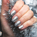 Fashion Plus Nail Polish - Glitter Silver (27)
