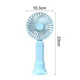 USB Rechargeable Handheld Fan: Adjustable, Portable, Desktop Air Cooler - Shop N Save