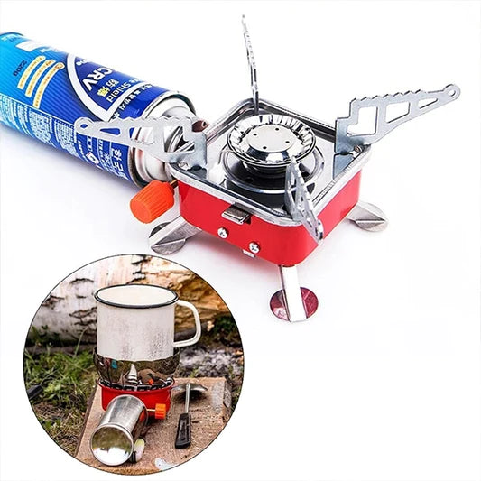 Portable Card Type Outdoor Camping Folding Mini Stove - Shop N Save