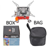 Portable Card Type Outdoor Camping Folding Mini Stove - Shop N Save