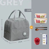 Insulated Lunch Bag: Easy Carry, Aluminum Foil, Double Handle, Zipper Closure - Shop N Save