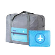 Nylon Zipper Travel Bag: Spacious, Durable, Compact for Easy Travel (Blue) - Shop N Save