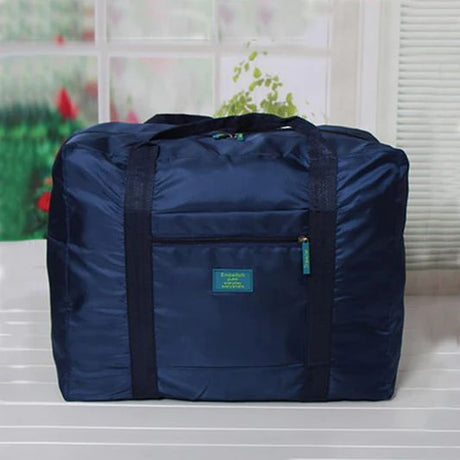 Folding Large Travel Bag: Portable, Double Handles, Versatile Organizer - Shop N Save