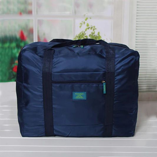 Folding Large Travel Bag: Portable, Double Handles, Versatile Organizer - Shop N Save