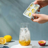 Kitchen Plastic Ice Cube Molds Tray Home Bar Party Light Green