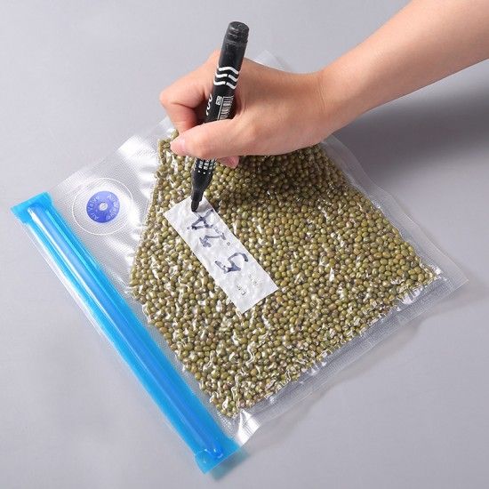 Kitchen Storage Air Vacuum Compressed Food Bag - Transparent - Shop N Save