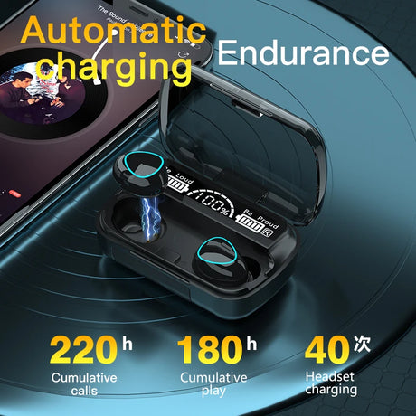 M10 Wireless Headphones: Waterproof, Bluetooth, High-Quality Sound