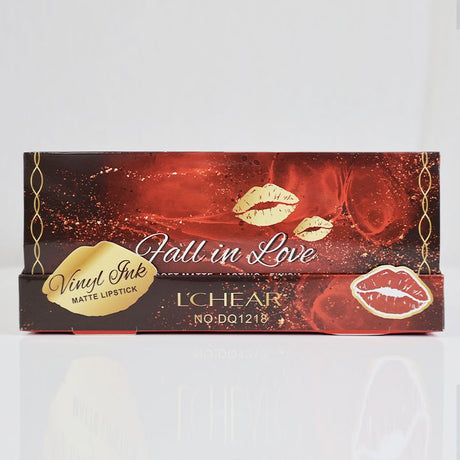 L'chear Soft Matte hexagon Shape Lipstick - Claret (XONA) Red (04)