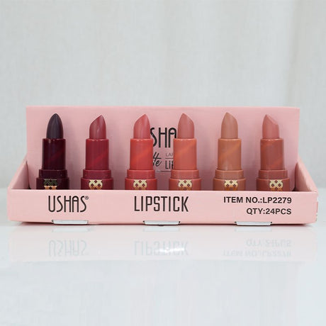 Ushas Matte Lipstick Lapiz Labial -Cherry Pink  (03)