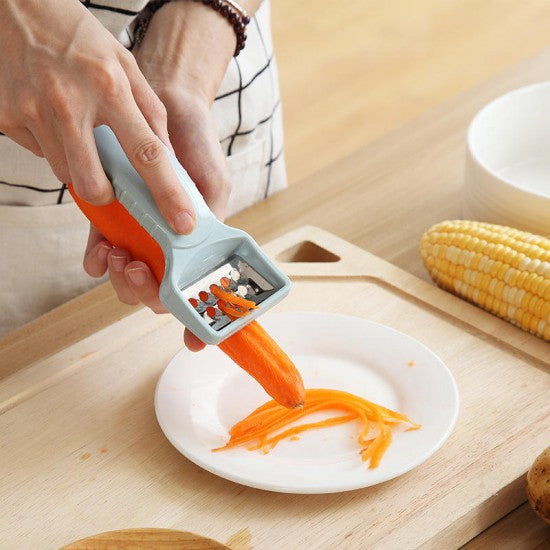 Multi Functional Fruit Vegetable Double Side Cutter - Light Pink