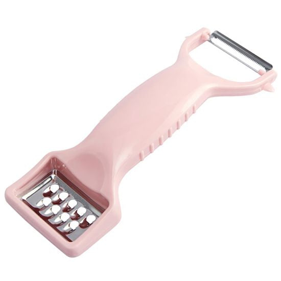 Multi Functional Fruit Vegetable Double Side Cutter - Light Pink