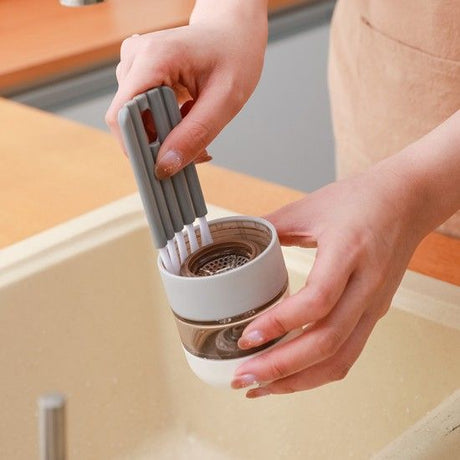 Multifunctional Flexible Cleaning Brush - Gray - Shop N Save