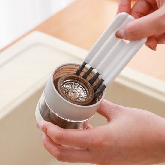 Multifunctional Flexible Cleaning Brush - White - Shop N Save