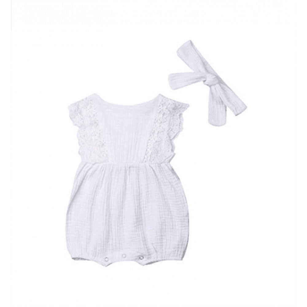 New Born Korean Style Baby Girl Cotton Bodysuit - Shop N Save