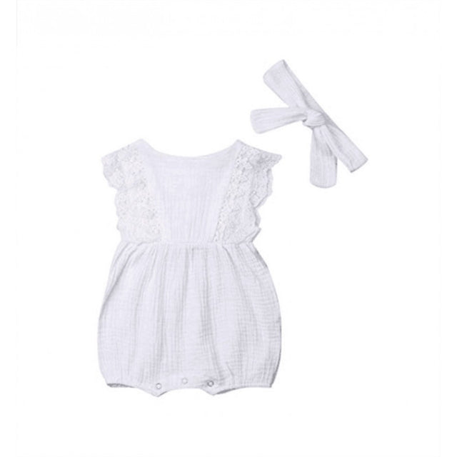 New Born Korean Style Baby Girl Cotton Bodysuit - Shop N Save